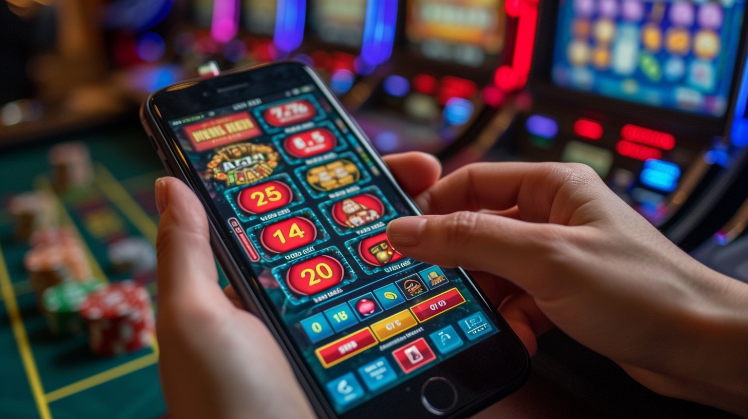 Mobile app casino game