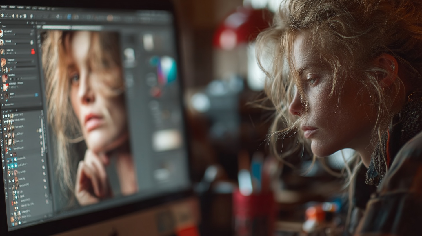 AI-powered photo retouching